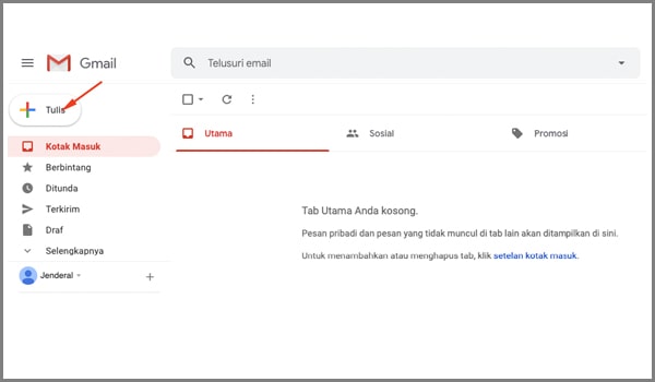 cara mengirim pesan lewat gmail